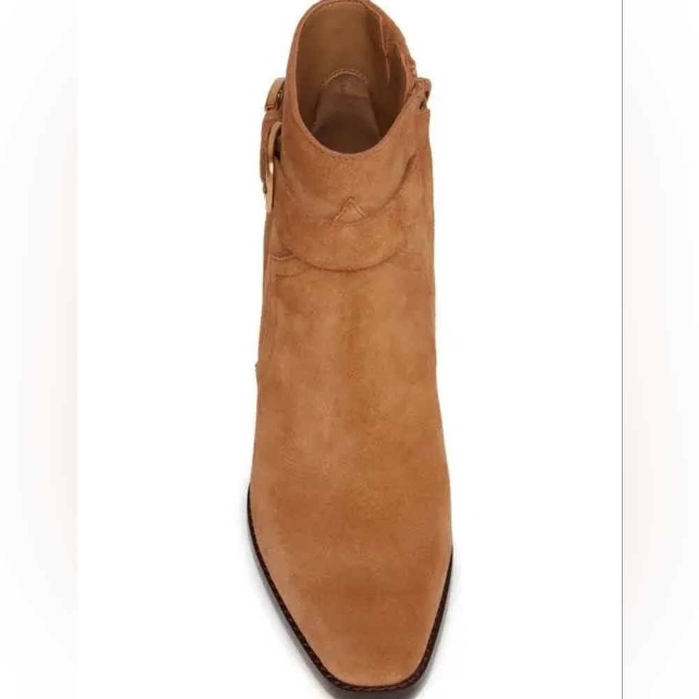 NEW PAIGE | $398 Evelyn Suede Booties - Picture 6 of 6